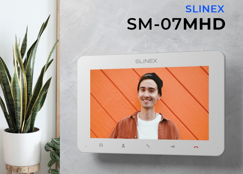 Slinex SM-07MHD – ультрадоступный AHD видеодомофон