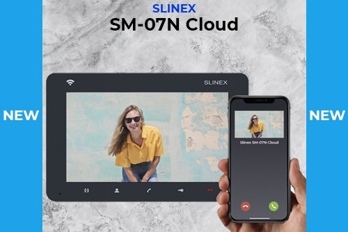 Новый видеодомофон Slinex SM-07N Cloud