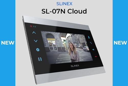 Новый Slinex SL-07N Cloud: стильный видеодомофон с переадресацией вызовов на ваш смартфон