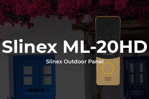 Slinex ML-20HD – стильная Full HD панель вызова