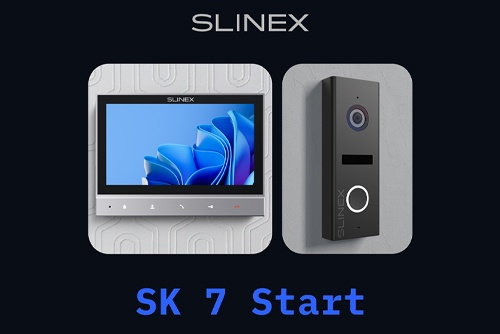 Комплект видеодомофона Slinex SK 7 Start — надежная защита дома и офиса